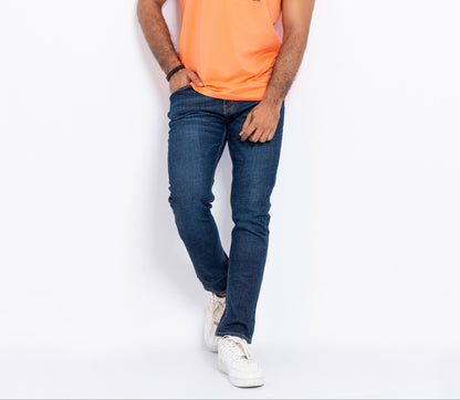 Men's Slim Fit Denim Pant - Dark Blue