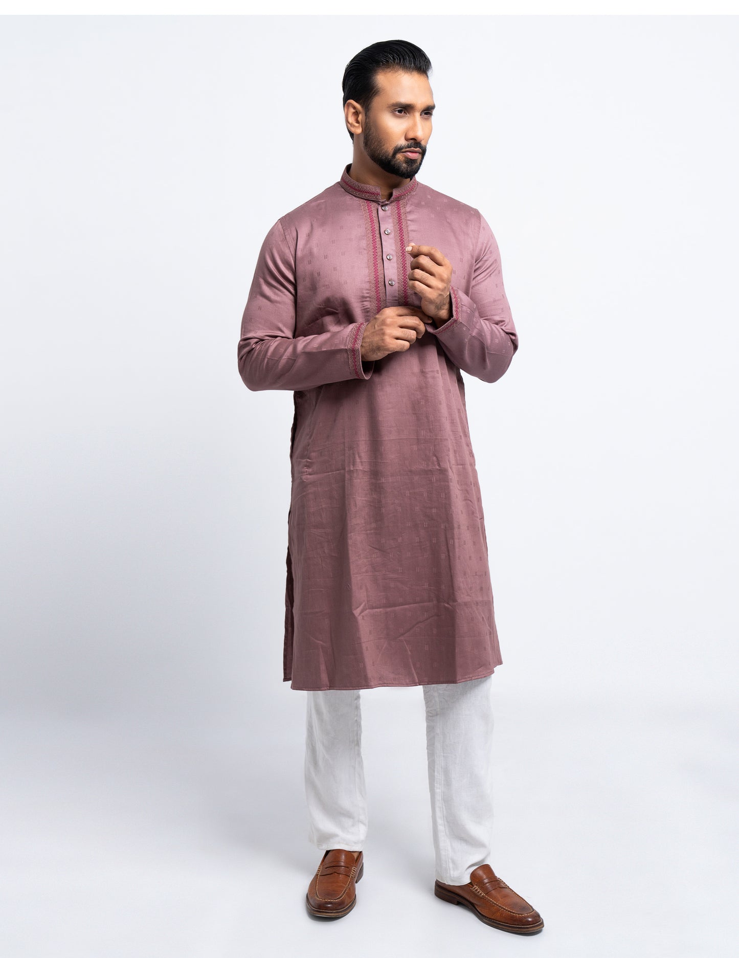 Premium Panjabi - Greish Purple