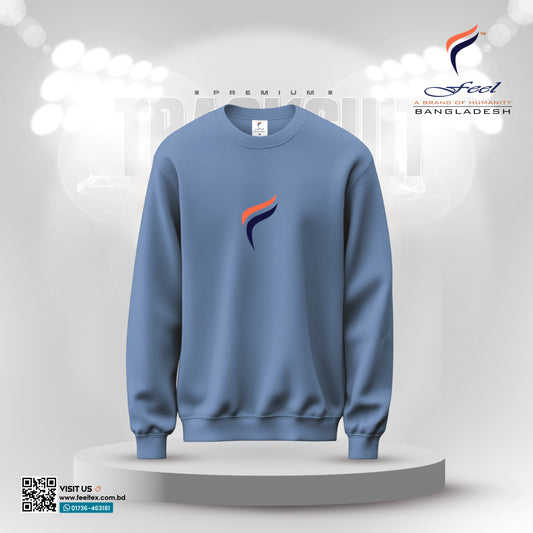 Modern Cozy Pullover Sweatshirt - Ash Marl