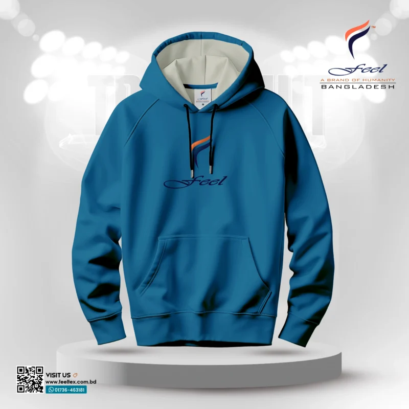 Home modern classic comfort hoodie green